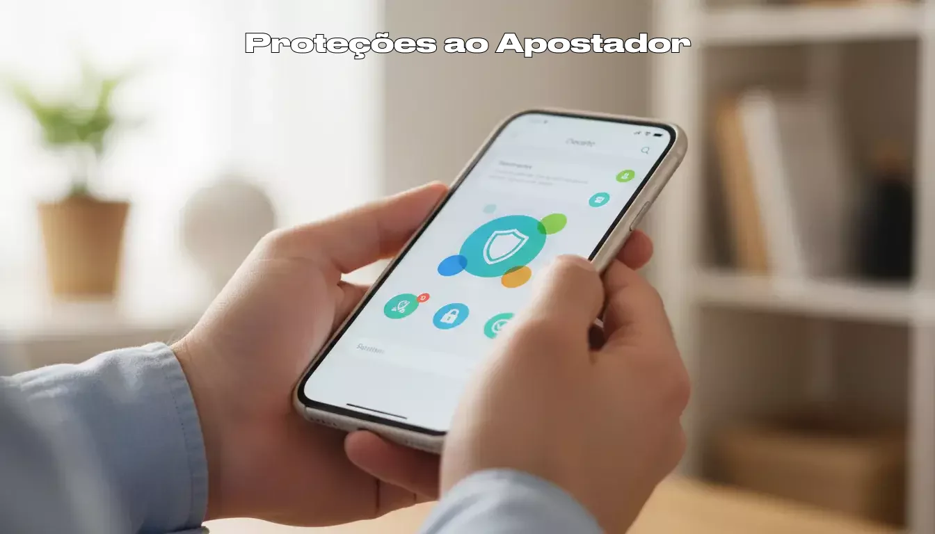 Pessoa usando smartphone de forma segura representando proteção ao consumidor